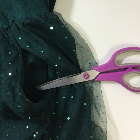 BloomChic Green Midi Dress with Sheer Sleeves - Picture 12 of 12